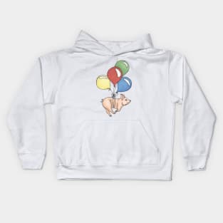 Balloon Piggy Kids Hoodie